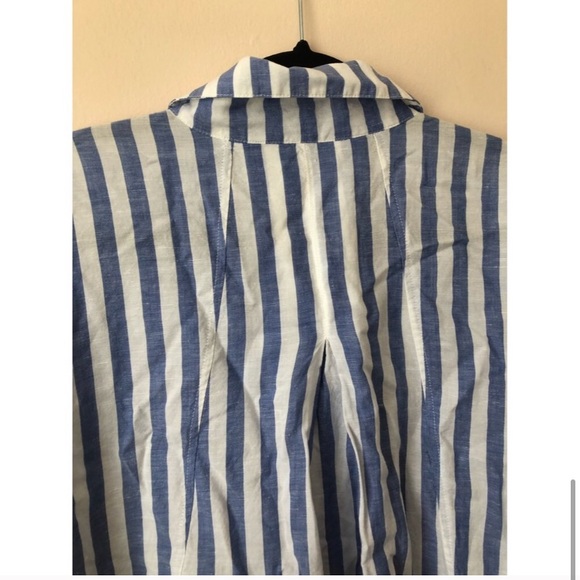 Foxcroft NYC Blue Striped Button Down 18W - Picture 10 of 10